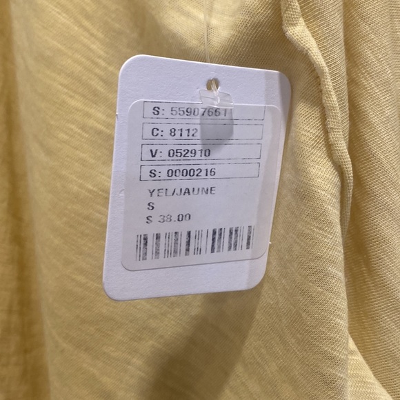 Free People Yellow Tank NWTGS - Picture 4 of 4